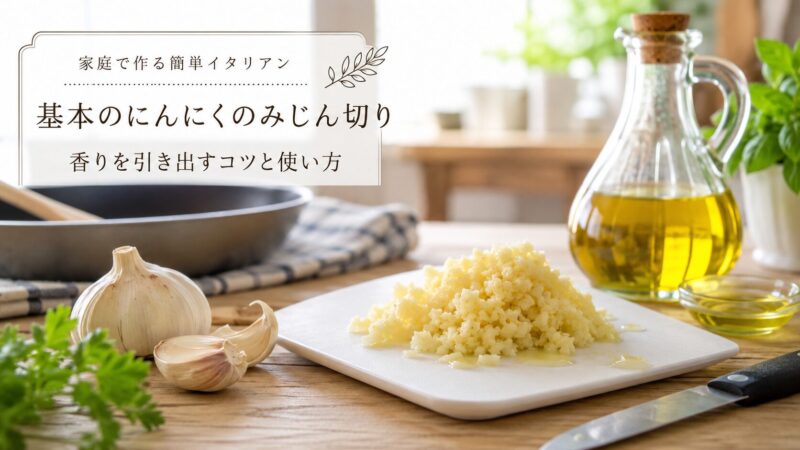 にんにくのみじん切りの基本と香りを引き出すコツ