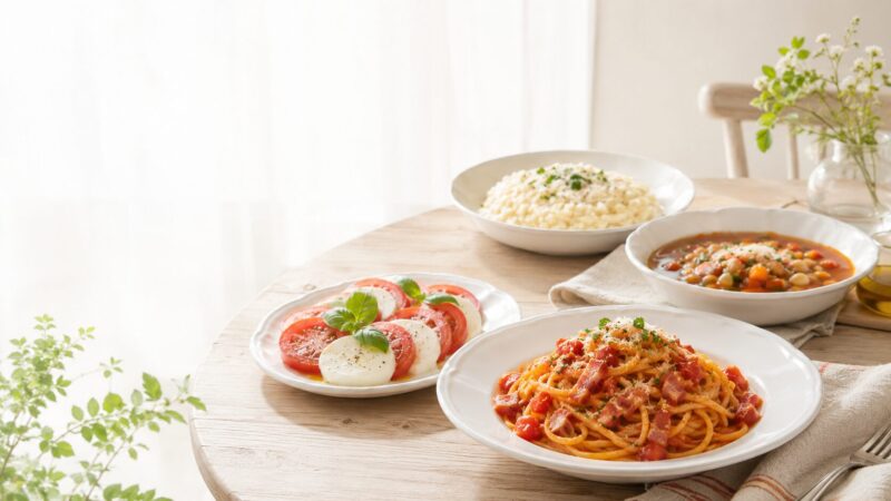 家庭で作る簡単イタリアンのトップページ画像