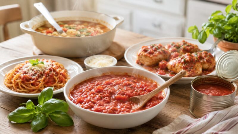 余ったトマト缶を使い切る簡単イタリアン活用レシピ